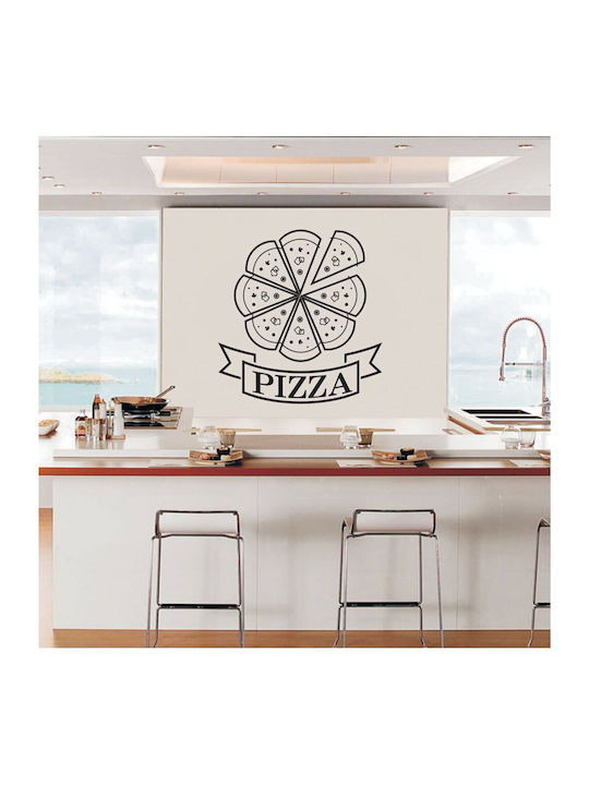 Αυτοκόλλητο Τοίχου Pizza 4 30cm X 33cm