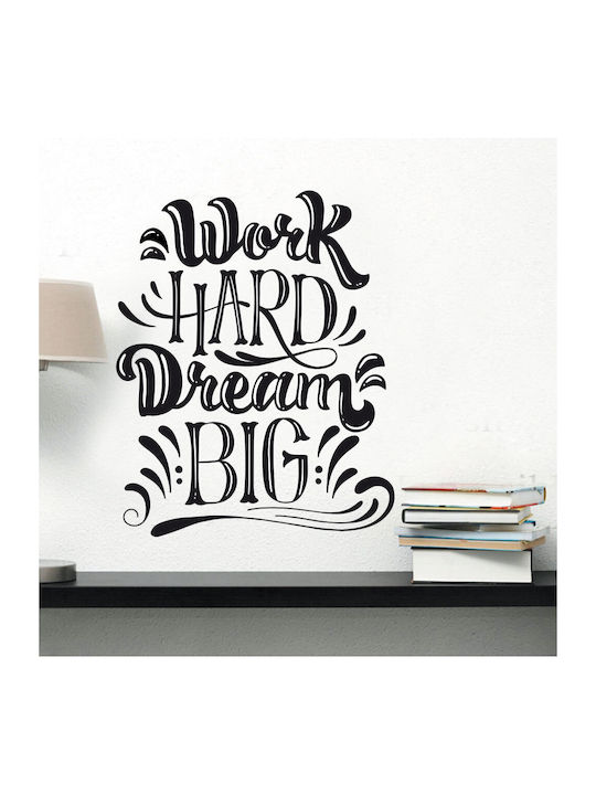 Αυτοκόλλητο Τοίχου Work Hard 60cm X 75cm
