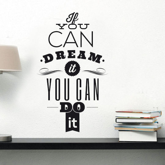 Wandsticker Dream It 60cm x 100cm