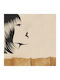 Wandsticker Frauenprofil 60cm x 95cm