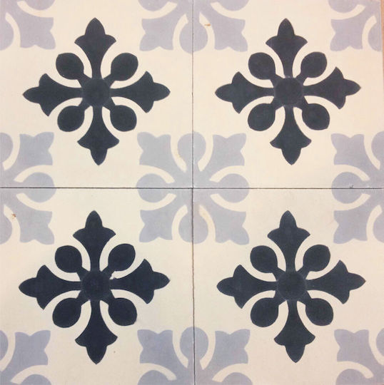 Vintage Fliesenaufkleber 35 Set aus 5 Stück 10cm x 10cm