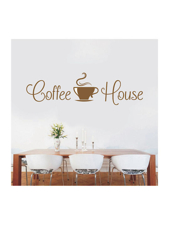 Wall Sticker Coffee House 50cm X 14cm