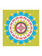 Vintage Tile Sticker 45 Set of 5 Pieces 50cm X 50cm