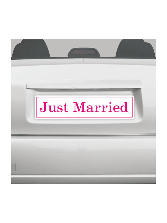 Sticker Semn „Just Married” Decor Nuntă 52cm X ...