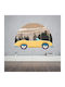 Stadt Auto Wandsticker 95cm x 62cm