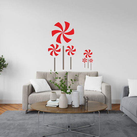 Wandsticker Windblumen 50cm x 50cm