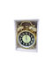 Tabletop Clock with Indicators Plastic with Alarm Clock Gold 668533_go