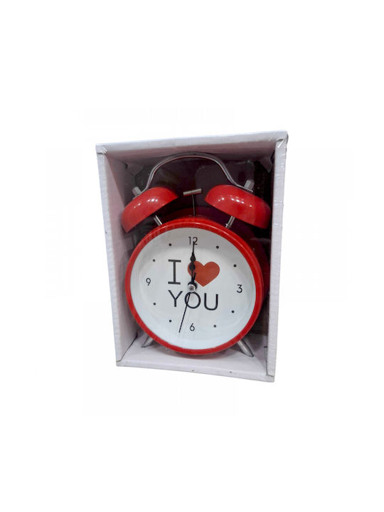 Ceas de Masă cu Alarmă Red/White 880652_rw