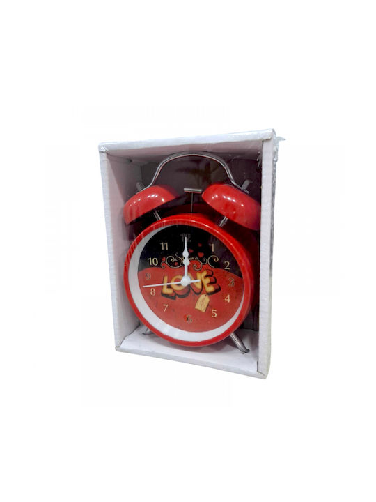 Ceas de Masă cu Alarmă Red/Black 880652_rb