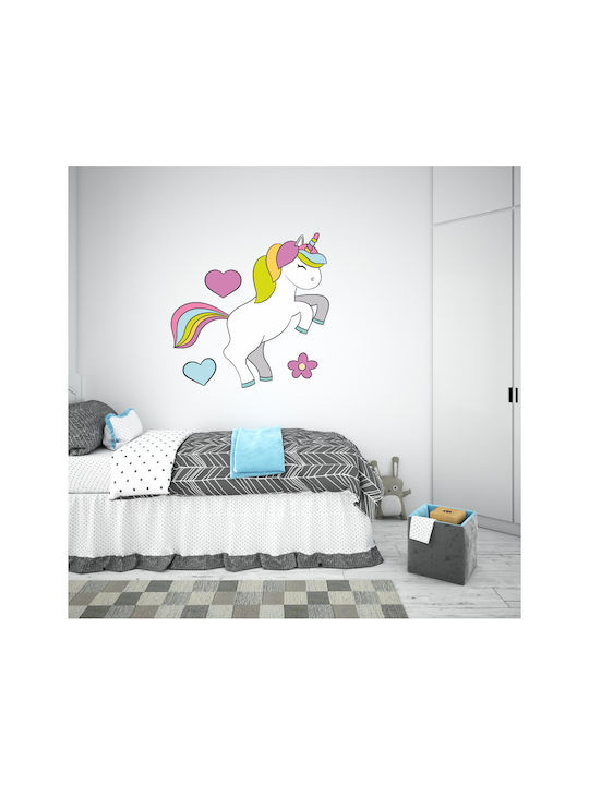 Sticker de Perete pentru Copii Unicorn Fericit ...