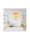Hot Air Balloon Animals Wall Sticker 6 50cm X 52cm