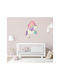 Autocolant de perete Unicorn 8 42cm X 67cm