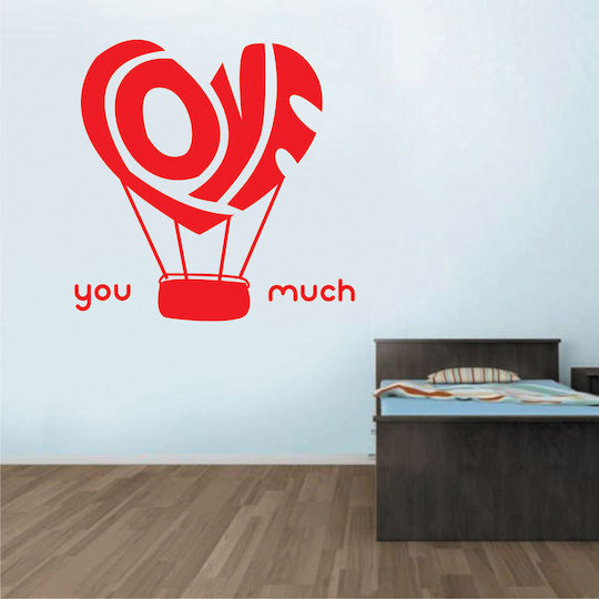 Wall Sticker Love Hot Air Balloon 60cm X 60cm