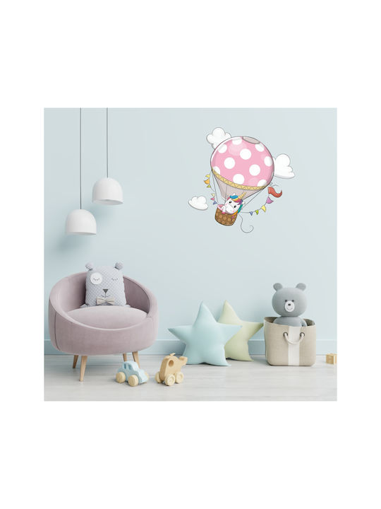 Unicorn Hot Air Balloon Wall Sticker 120cm X 115cm