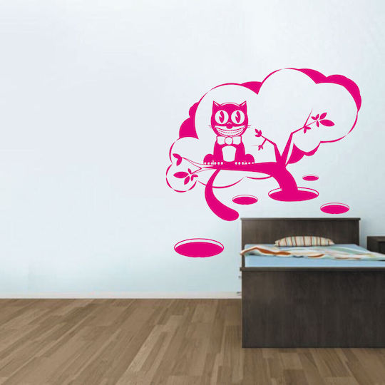 Cheshire Cat Kinder Wandsticker 95cm x 95cm