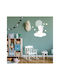 Wandsticker Kätzchen Wolke 120cm x 135cm