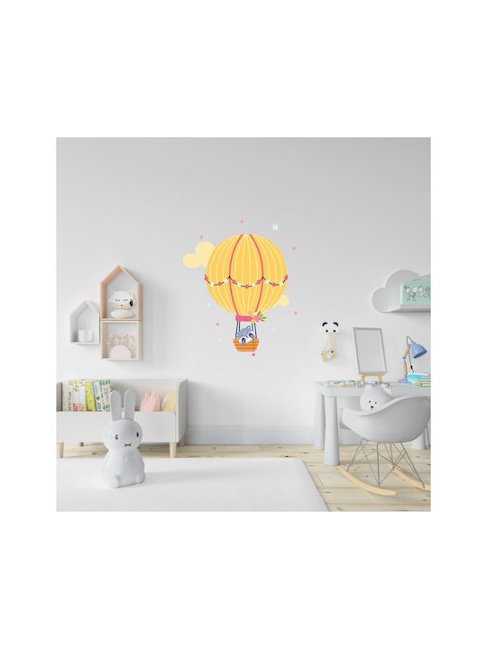 Hot Air Balloon Animals Wall Sticker 4 50cm X 80cm