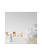 Wall Sticker Animals Set of 5 Stickers 120cm X 117cm
