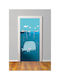 Whale Door Sticker 2 195cm