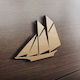 MDF Wooden Ship Design 40cm X 32cm
