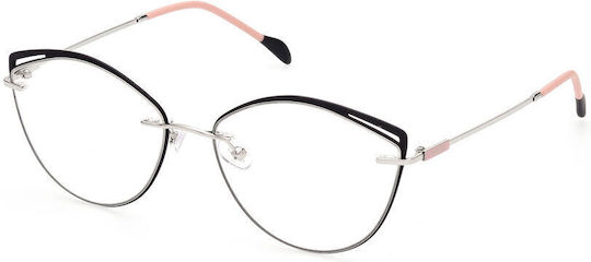 Emilio Pucci Femei Metalic Rame Ochelari Ochi de pisică Negru EP5194 005