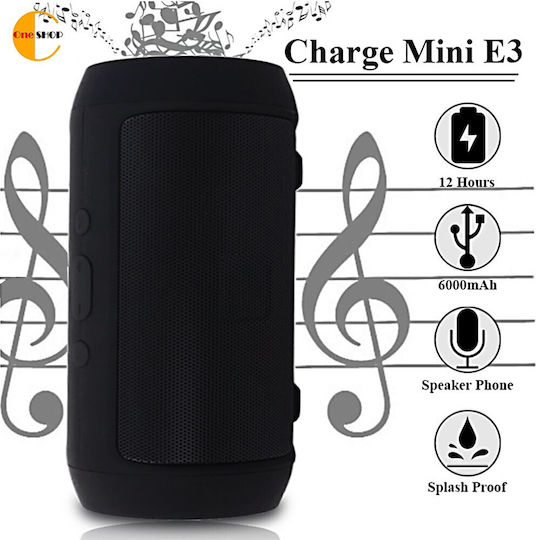 Charge 3 Bluetooth Speaker 20W with Battery Life up to 20 hours Black