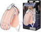 Blueline Cock Cage with Anal Stimulator