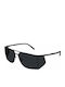 Ysl Men's Sunglasses with Black Metal Frame and Black Lens
