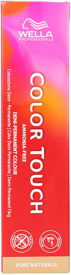 Wella Color Touch Pure Naturals Полуперманентна Боя За Коса Без Амоняк 6/0 Тъмно Рус 60ml
