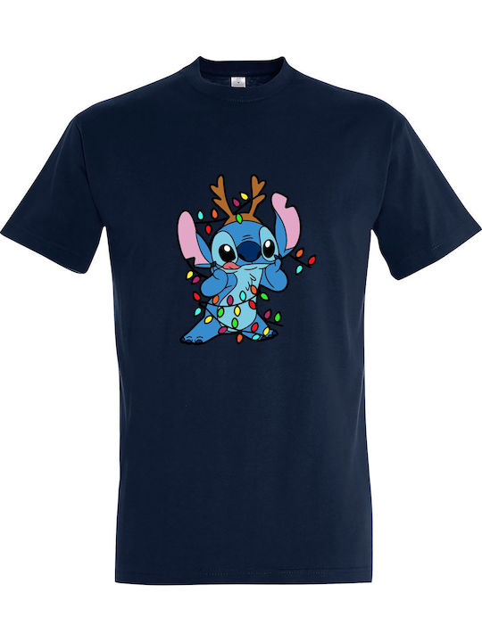 Tricou pentru copii French Navy Stitch Christma...