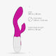 Sweetvibes Vibrator Iepurele 20cm Fuchsia