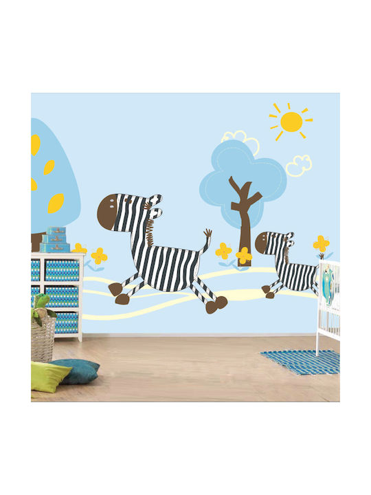 Tapet cu Stickere Zebra 300cm