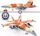 Ready-Made Metal Model of Military Airplane Scale 1/72 F/A-18A Hornet Royal Australian Air Force
