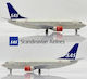 Ready-Made Metal Airplane Model Scale 1/200 JC Wings Boeing 737-500 SAS Scandinavian Airlines