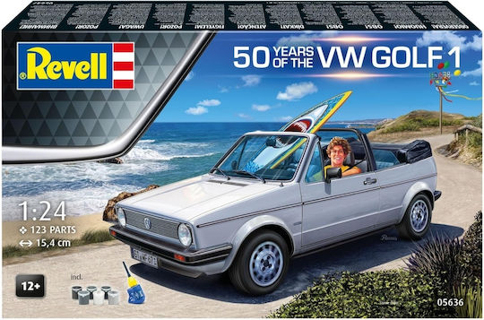 Assembled Model Revell Gift Set 50 Years Vw Golf 1