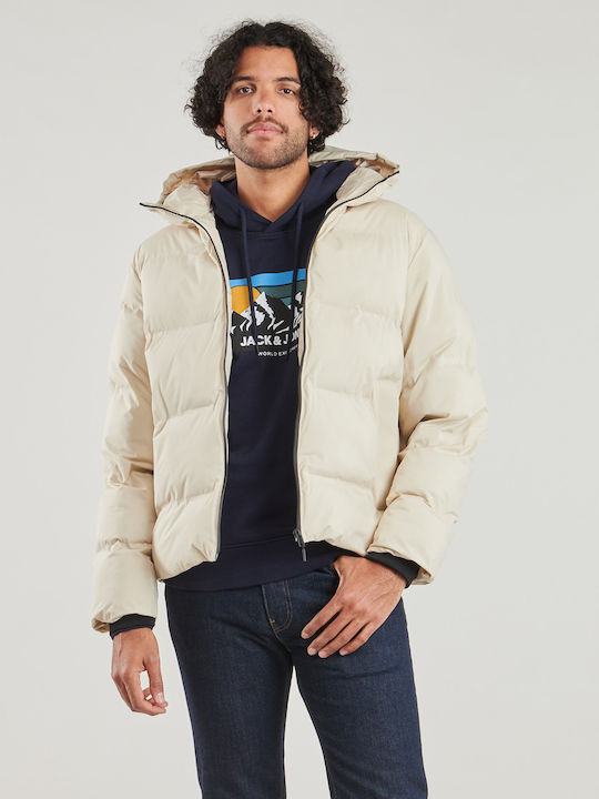 Jack & Jones Geacă Iarnă Bej