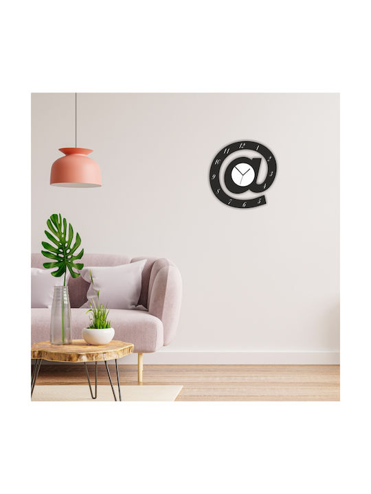 E-Mail-Symbol Wanduhr 40cm x 40cm Dicke 5mm
