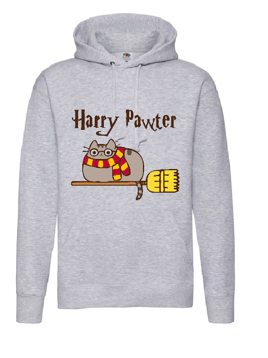 Fruit of the Loom Pawter Cats No2 Original Kapuzenpulli Harry Potter Gray