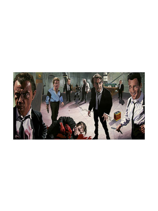 Pyramid International Reservoir Dogs The Meeting Place Frame on Canvas 50x100cm