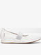 Anatomic Leather Ballerinas Perf White
