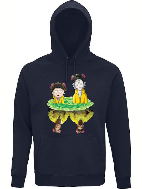 Hoodie Unisex Organic " Rick Morty Ft Breaking ...