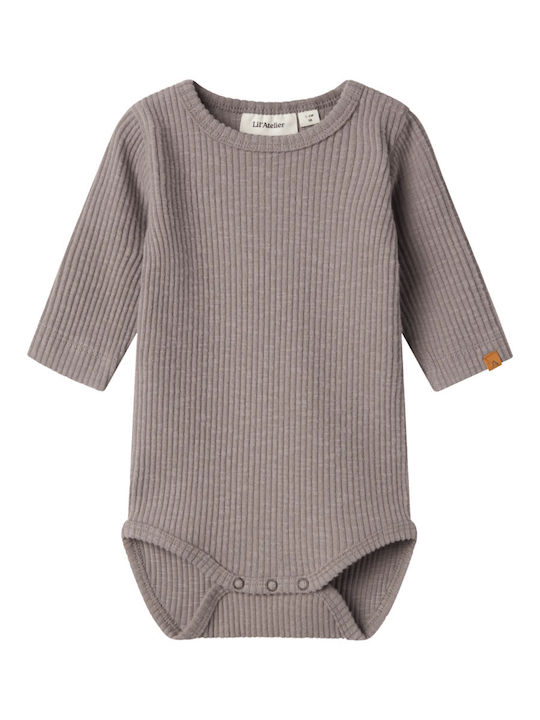 Lil' Atelier Baby Bodysuit Long-Sleeved Silent Storm