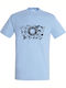kirikoko Always Believe In Magic Harry Potter T-shirt Harry Potter Γαλάζιο Βαμβακερό