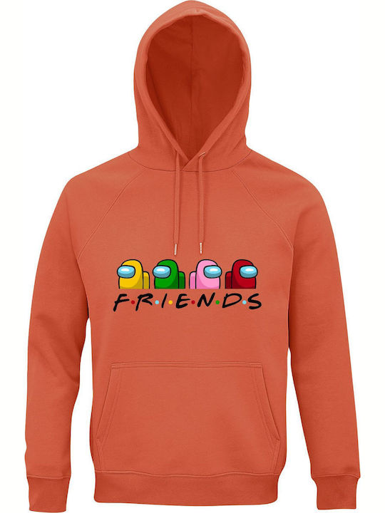 Унисекс органичен суитшърт "Among Us Friends" о...