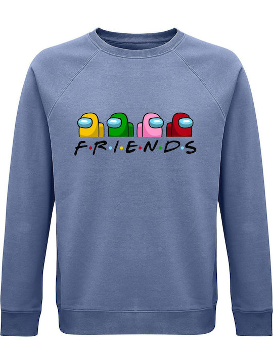 Sweatshirt Unisex Organic " Among Us Friends " ...