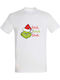 T-shirt Unisex " Stink Stank Stunk Grinch Face Christmas " White
