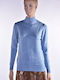 Women's Sweater Turtleneck Sky Blue