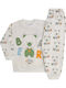 Extan Bebe Kids' Pajamas Winter Ecru/Green