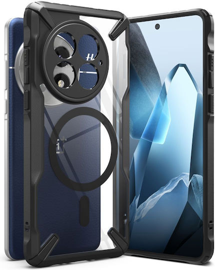 Ringke Fusion X Magnetic Back Cover Plastic / Silicon 2mm Negru (OnePlus 13)