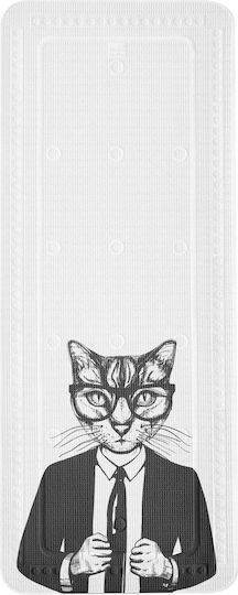 Kleine Wolke Bathtub Anti-Slip Mat with Suction Cups White 36x92cm